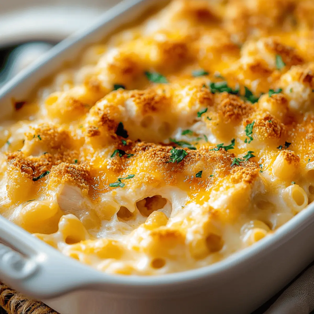 Chicken and Mac and Cheese