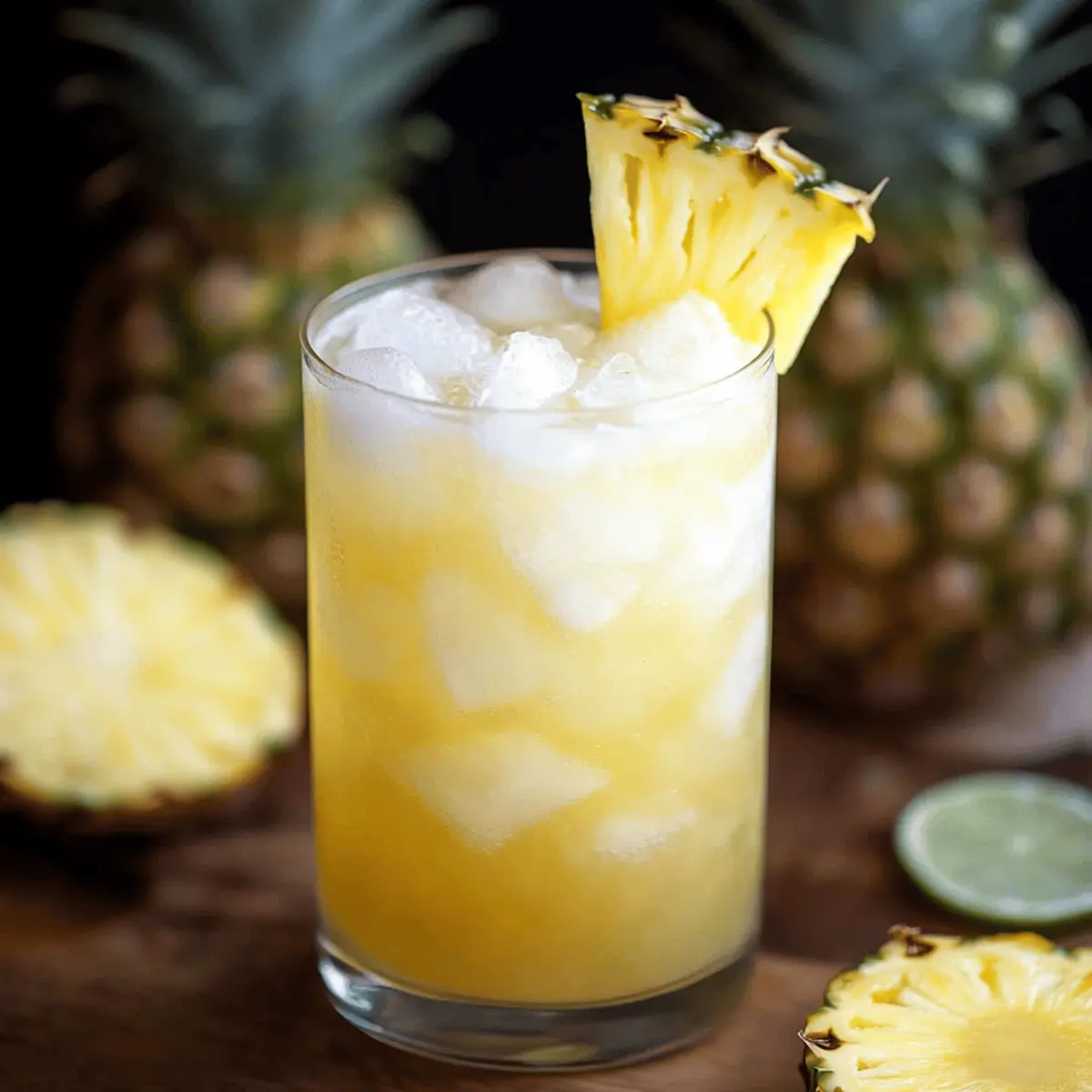 Pineapple Bourbon Fizz