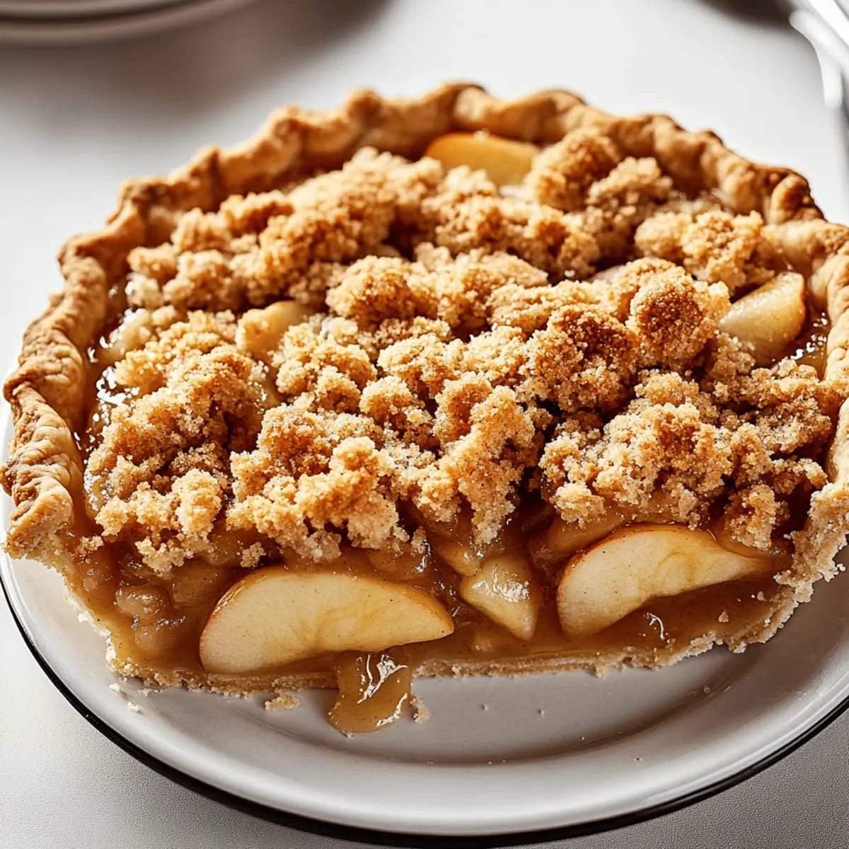 Apple Pie with Crumb Topping