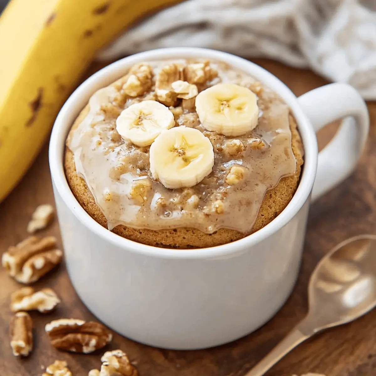 Banana Nut Mug Cake