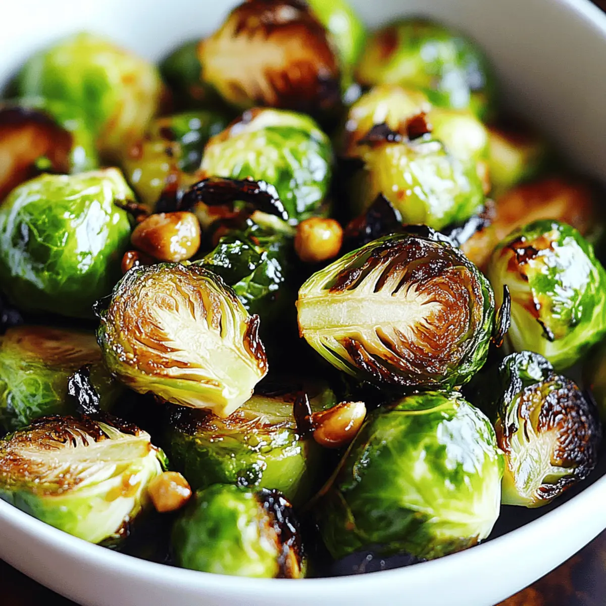 Roasted Brussels Sprouts with Balsamic