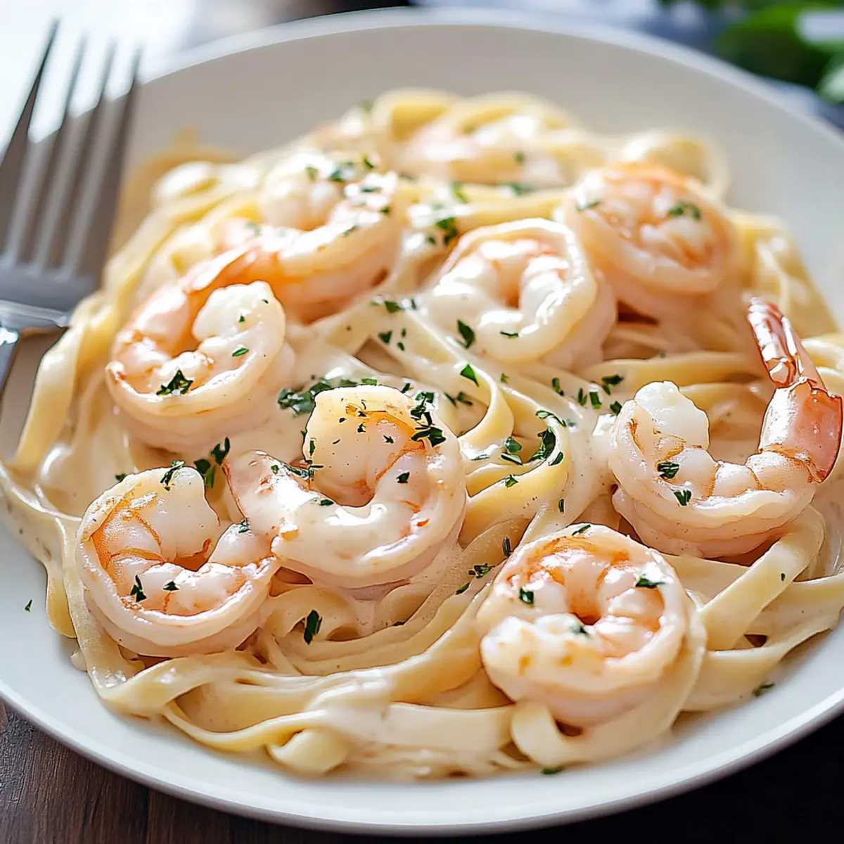 Creamy Shrimp Alfredo
