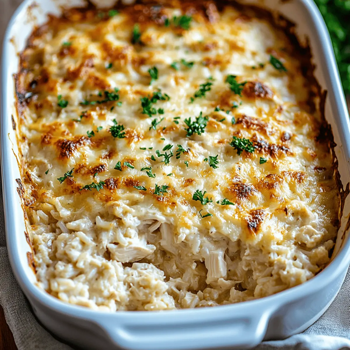 Savory Chicken and Rice Casserole
