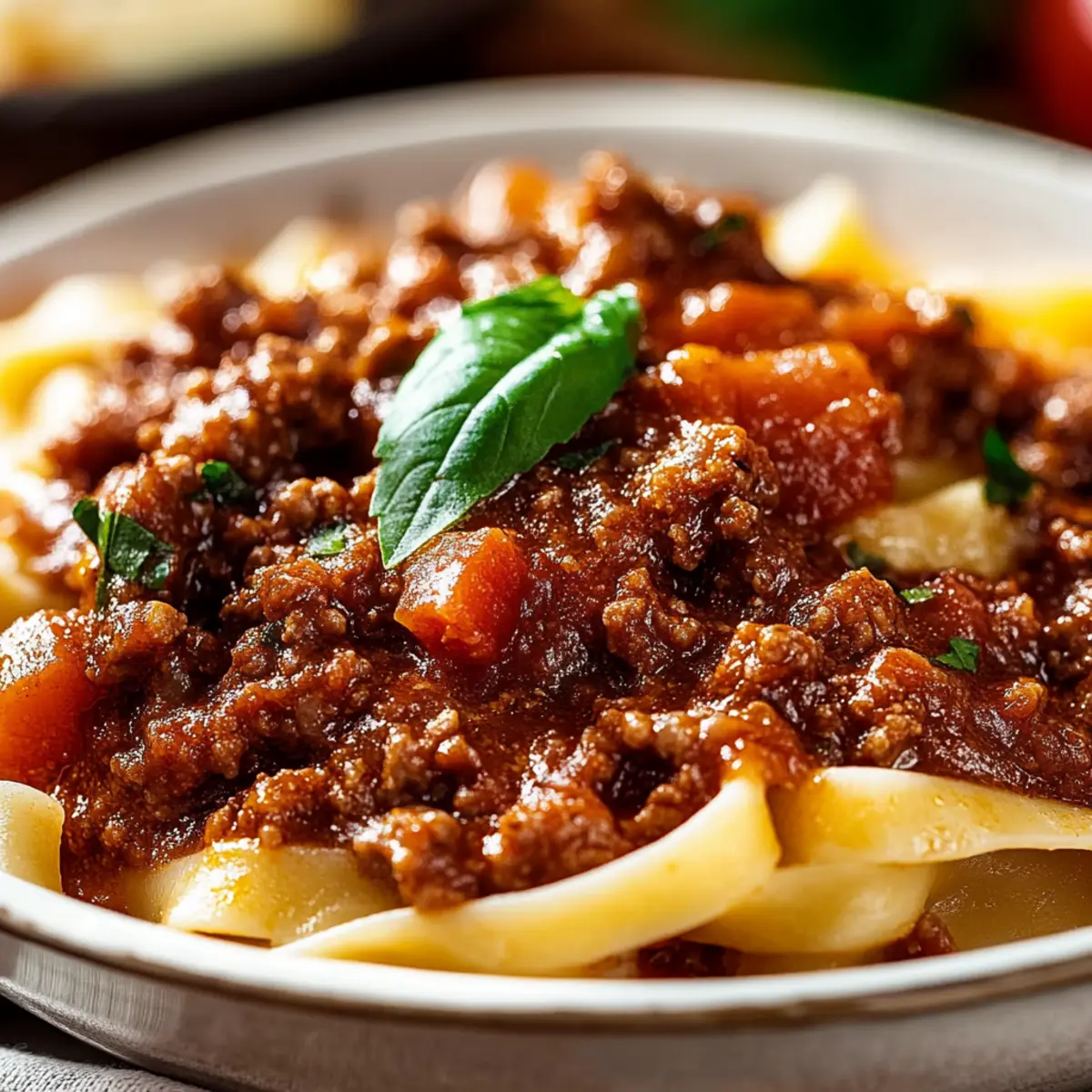 Bolognese Sauce